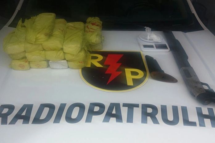 Droga foi apreendida em residência na Santa Lúcia