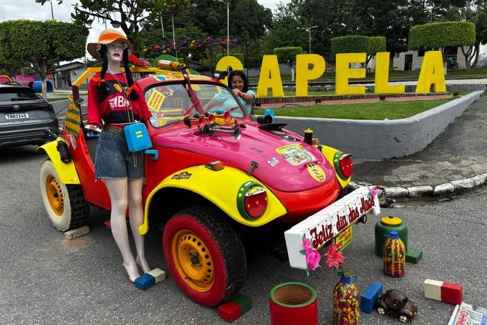 Veja o Fusca de 55 anos, que virou celebridade turística no Vale do Paraíba alagoano