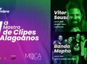 1ª Mostra de Clipes Alagoanos acontece neste sábado (14); evento é gratuito e terá workshop, premiações e show da banda Mopho