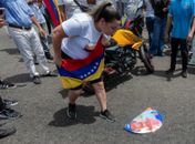 Protesto na Venezuela