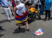 Protesto na Venezuela