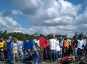 Colisão entre motos deixa duas pessoas feridas 