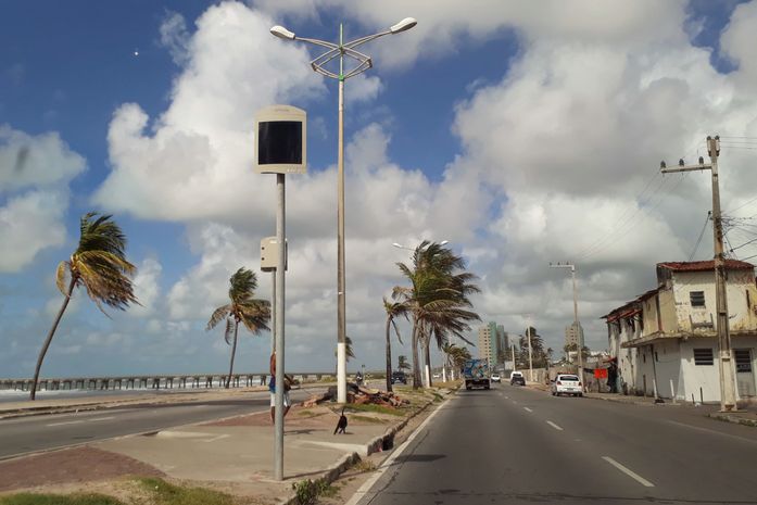 Avenida Assis Chateaubriand, na Praia da Avenida