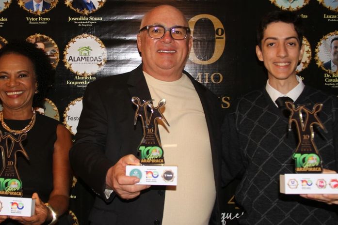 Campeões mundiais e secretário de Esporte de Arapiraca são homenageados no 10º Prêmio Homens e Mulheres de Sucesso