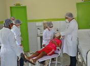 Idosos do Abrigo de São Miguel dos Campos são atendidos por equipe de Saúde Bucal 