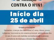  Campanha de vacinação contra H1N1 começa em Atalaia