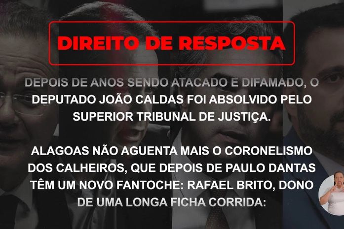 João Caldas, pai de JHC, ganha direito de resposta contra Rafael Brito na programação da TV