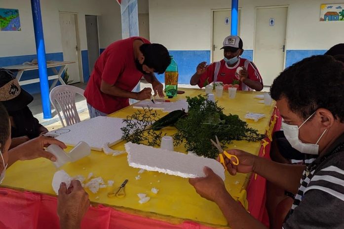 CAPS Marília Rodrigues realiza oficina terapêutica em Piranhas