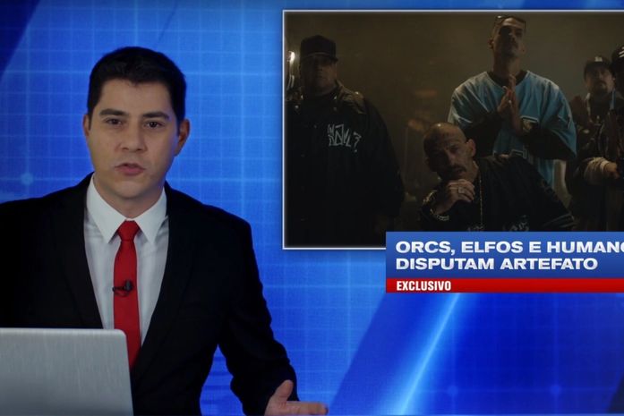 Evaristo Costa apresenta o filme Bright, da Netflix