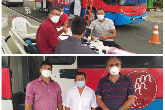 Secretaria de Saúde de Traipu recebeu Unidade Móvel do Hemoal, na última quarta-feira (17)
