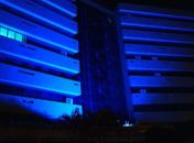MPF/AL adere à Campanha Coração Azul e ilumina fachada