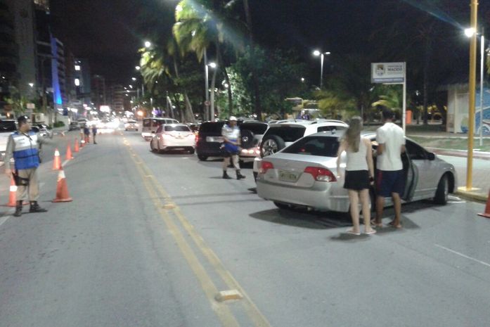 Operação Lei Seca na Pajuçara