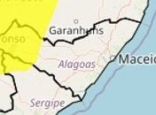 Inmet: 20 cidades do Sertão de AL estão em alerta amarelo para baixa umidade
