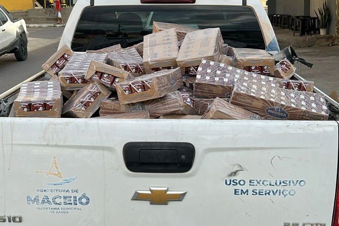 Visa apreende mais de uma tonelada de alimentos vencidos, no Tabuleiro