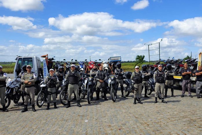 10 motos roubadas são recuperadas durante operação policial na Grande Maceió
