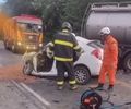 Sargento da PM morre em colisão frontal entre caminhão e carro de passeio na BR-104, em Branquinha