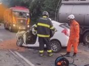 Sargento da PM morre em colisão frontal entre caminhão e carro de passeio na BR-104, em Branquinha
