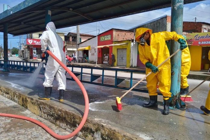 Prefeitura mantém ações de desinfecção para prevenir a covid-19