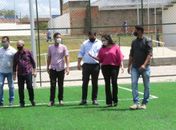 Prefeita Fabiana Pessoa inaugura Praça da Juventude