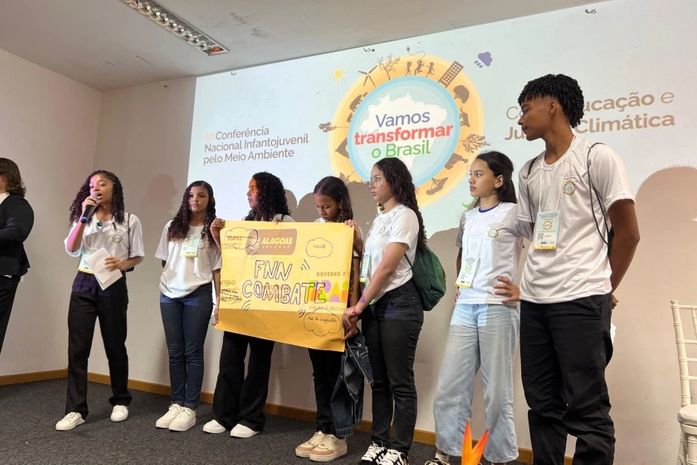 Escola Municipal Silvestre Péricles representa Maceió em conferência ambiental