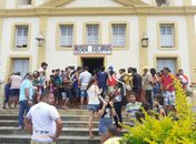 Indígenas protestam no Museu Xucurús pela permanência do acervo na Igreja do Rosário