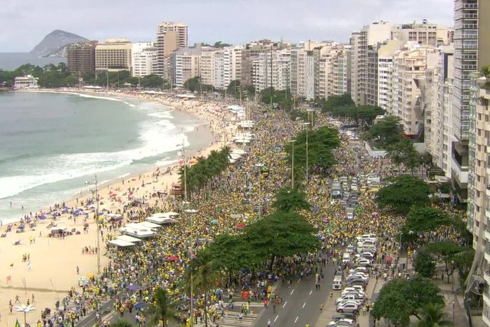 Manifestação no Rio de Janeiro