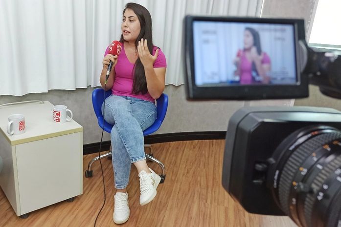 Gabriela Gonçalves concede entrevista a portal de notícias e fala sobre projetos para Alagoas