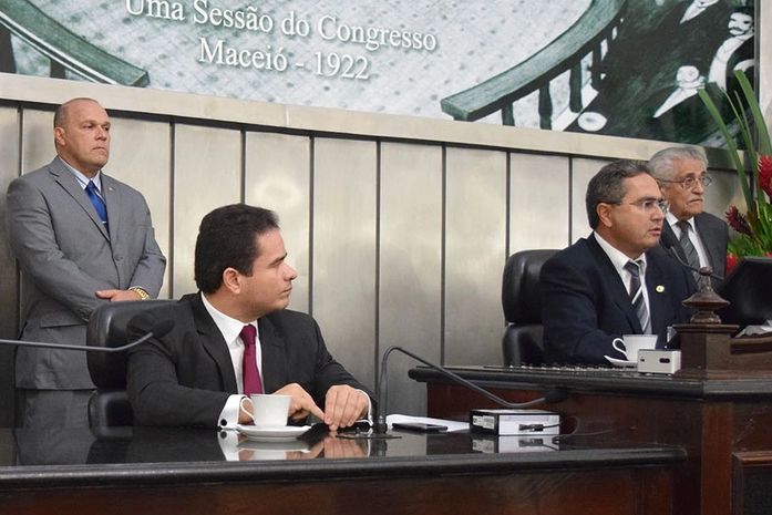 Deputados Marcelo Victor e Francisco Tenório