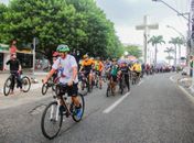 Passeio ciclístico marca início da festa de Nossa Senhora do Bom Conselho