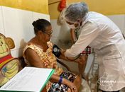 Idosos recebem atendimento médico domiciliar em Traipu
