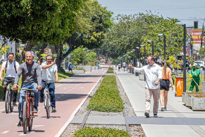 Ciclovia já contempla 90% da área central de Arapiraca

