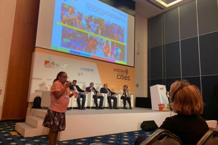 Das Grotas, em Maceió para o outro lado do mundo. As lideranças Mônica Brito e Júnior contam a experiência,em Abu Dhabi, nos Emirados Árabes Unidos.