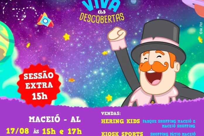 O Mundo Bita anuncia abertura de sessão extra para o show "Viva as Descobertas" no Teatro Gustavo Leite