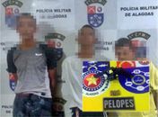 Trio suspeito de cometer assaltos é preso em São Miguel dos Campos