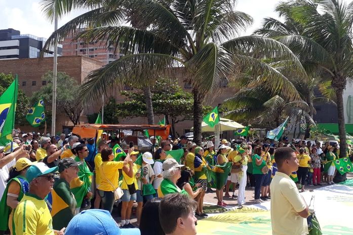 Maceió: confira as imagens do ato contra o PL de abuso de autoridade