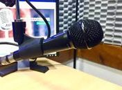 Microfone de rádio
