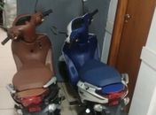 Dupla de quadrilha que furtava motos na orla de Maceió são presos; Seis motocicletas foram apreendidas
