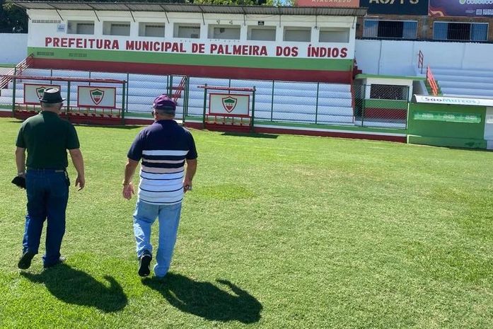 Comissão de cronistas aprova condições das cabines de rádio e TV do Gerson Amaral e Juca Sampaio