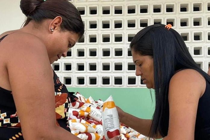 Programa do Leite: Assistência Social de Branquinha realiza primeira entrega do ano