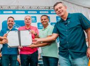 Renan Calheiros avalia tirar de Ronaldo Medeiros e Celso Luiz o MDB de Canapi