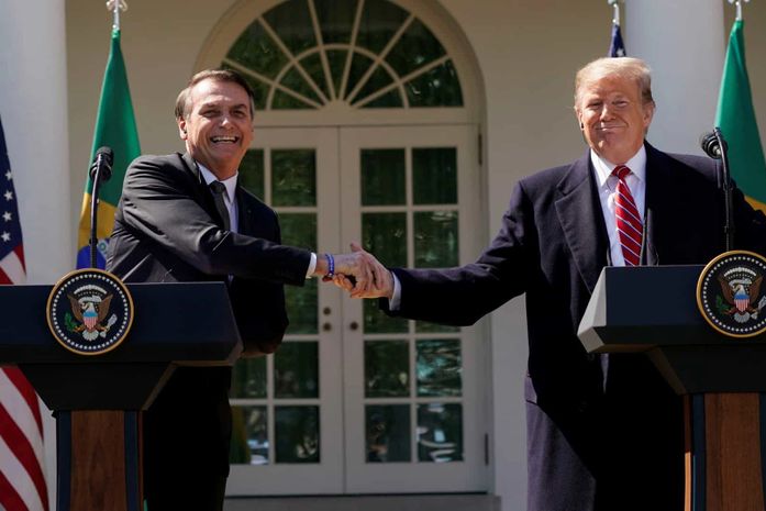 Bolsonaro e Trump