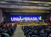 Convenção conjunta entre DEM e PSL, em Brasília, após aprovação da fusão entre os dois partidos 