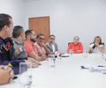Prefeita se reúne com forças de segurança para coibir furtos no comércio de Palmeira dos Índios