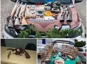 Armas apreendidas foram entregues a Polícia Civil