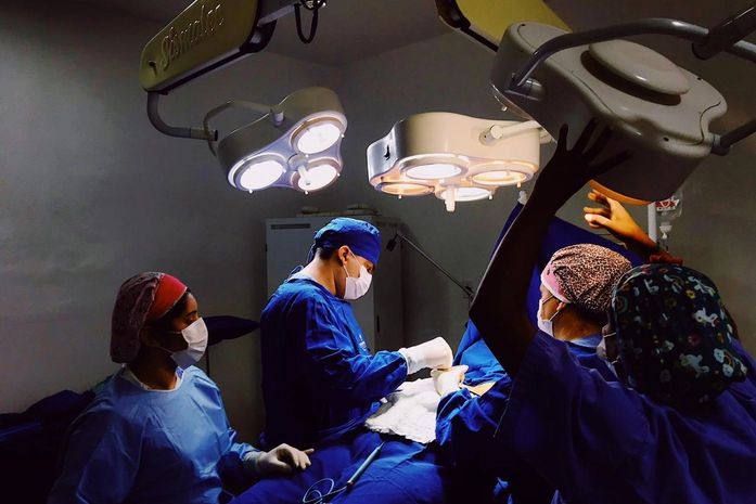 Cirurgias estão sendo realizadas no Hospital Nossa Senhora de Lourdes