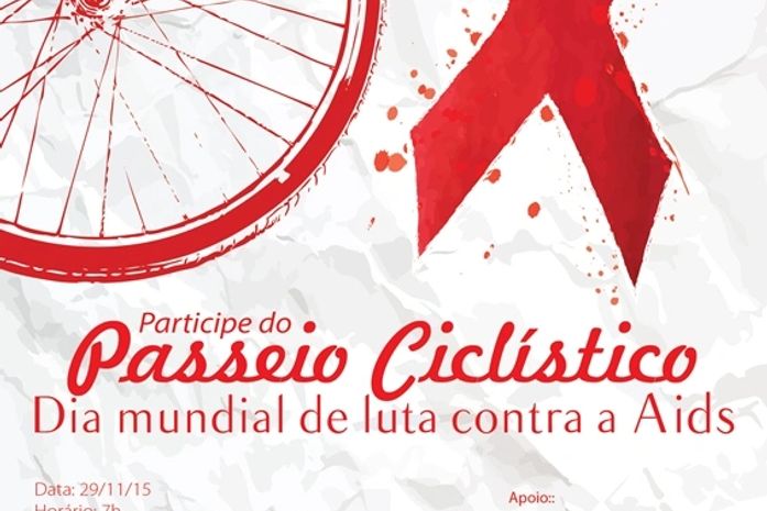 Inscrições abertas para passeio ciclístico pelo Dia Mundial de Luta contra a Aids