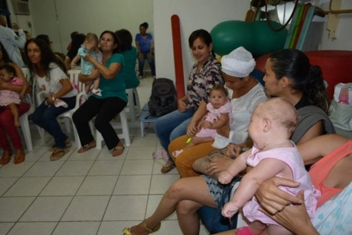 Ação reuniu mães de bebês com microcefalia