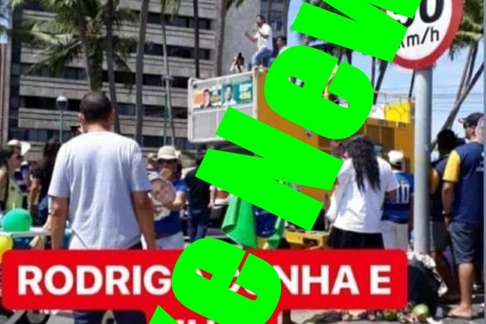 Notícia falsa contra candidatos