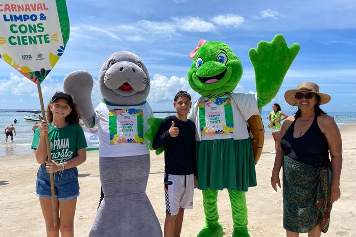 IMA/AL promove Carnaval Limpo e Consciente em Marechal Deodoro e Barra de São Miguel