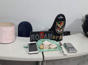 Material apreendido.